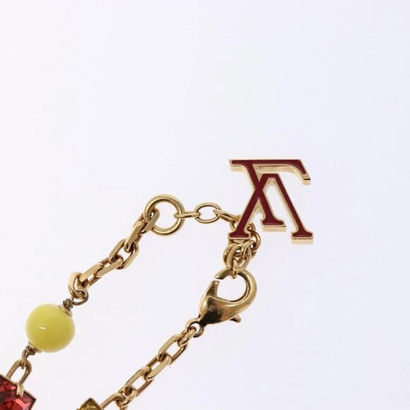 LOUIS VUITTON Bracelet metal Gold LV Auth 133450 - Picture 9 of 10